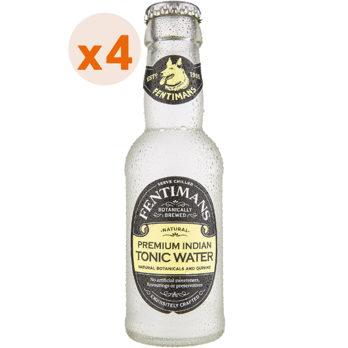 4x Fentimans Premium Tonic Water 200cc