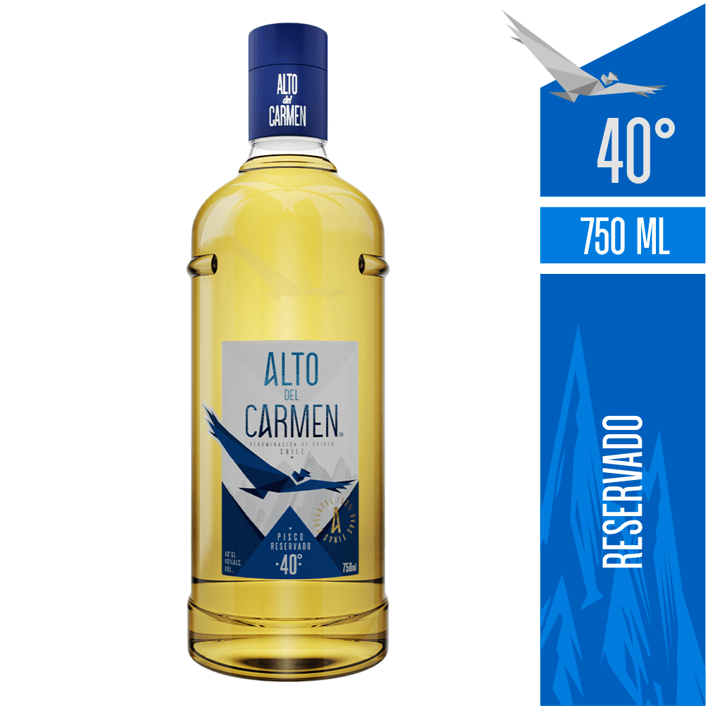 Pisco Alto Del Carmen Reservado 40º 750cc