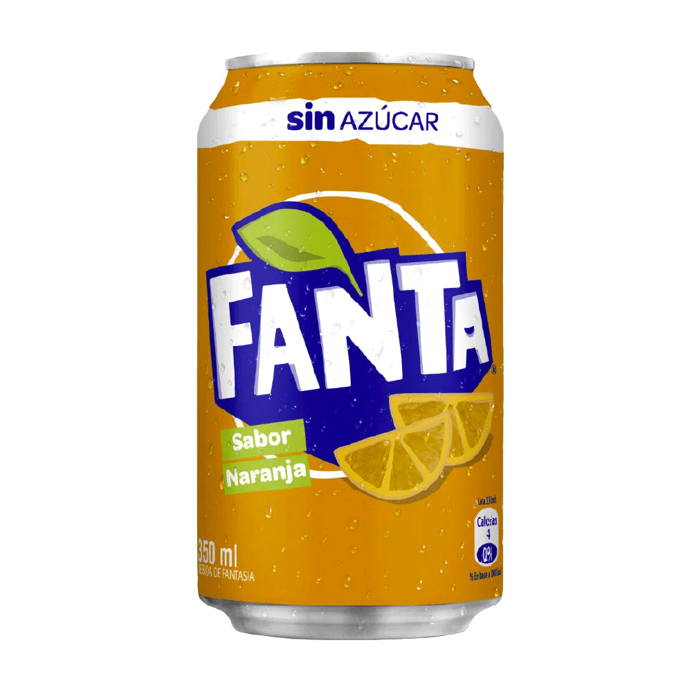Bebida Fanta Zero Lata 350cc
