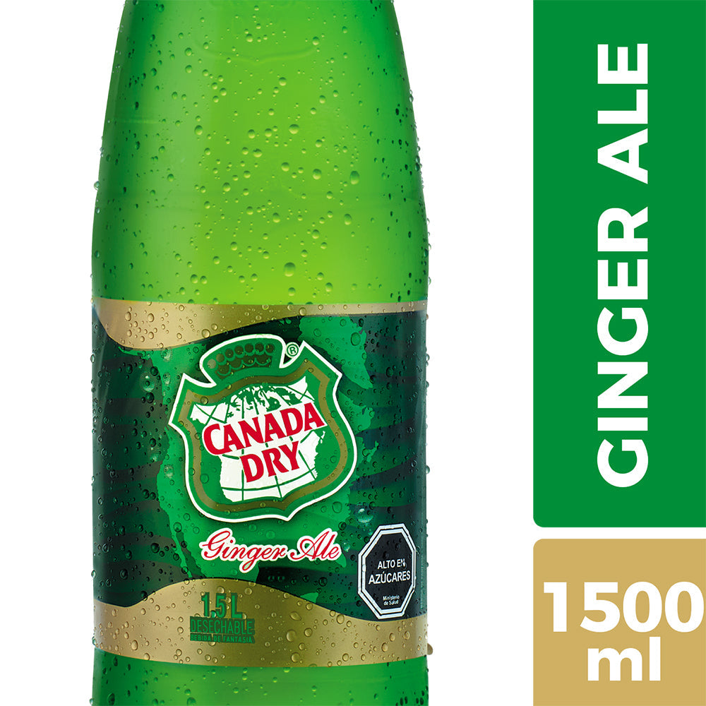 Bebida Ginger Ale Canada Dry Botella 1500cc