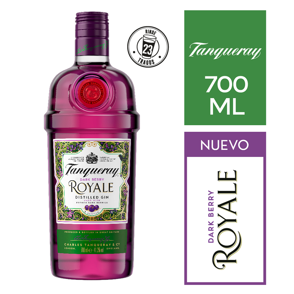 Gin Tanqueray Dark Berry Royale 41,3º 700cc