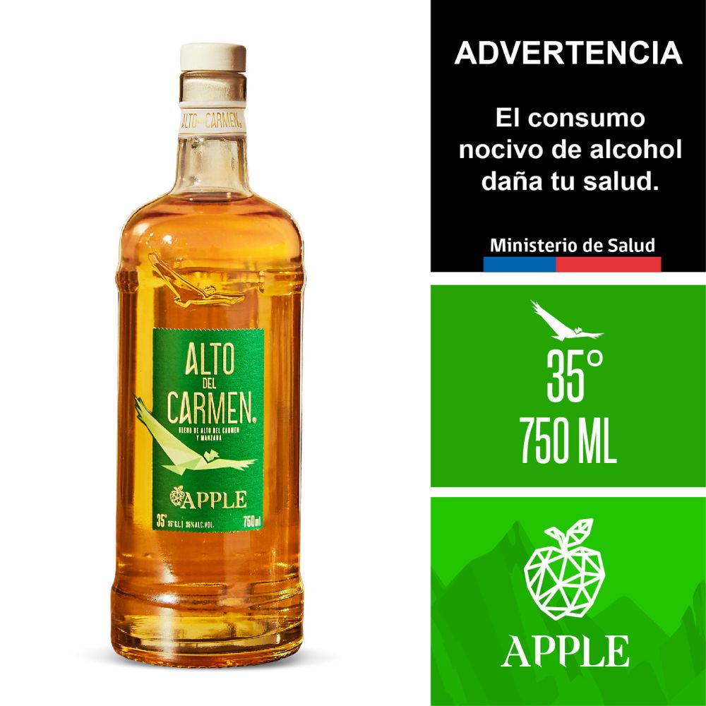 Pisco Alto del Carmen Apple 35º 750cc