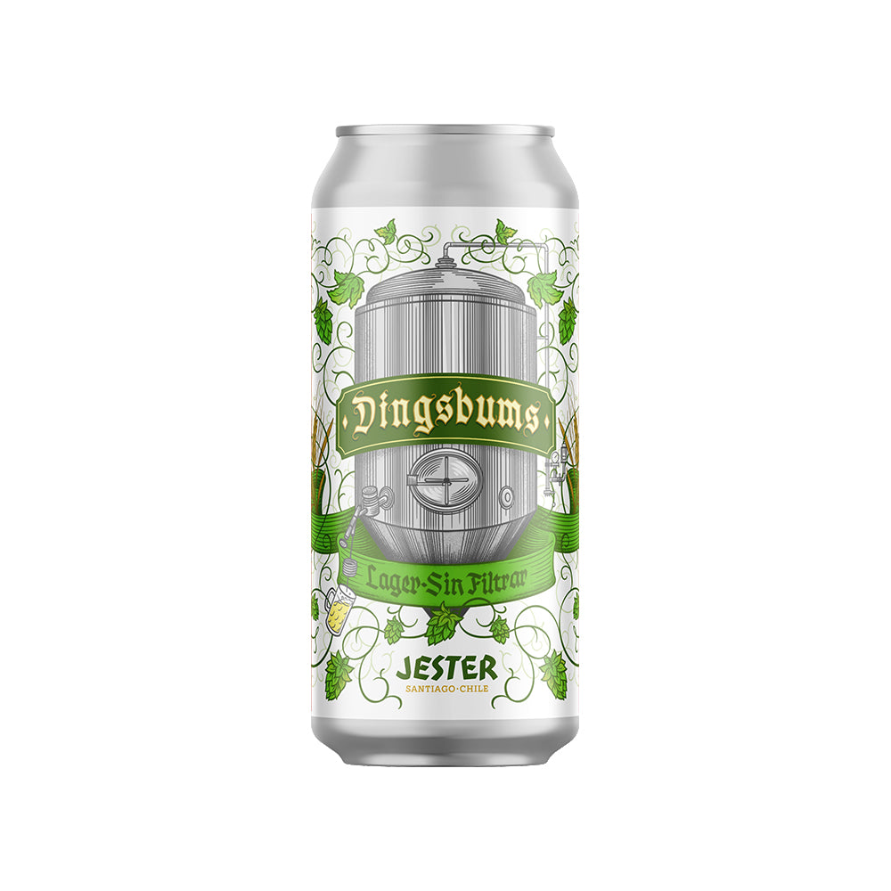 Cerveza Jester Dingsbrum Lager 473cc