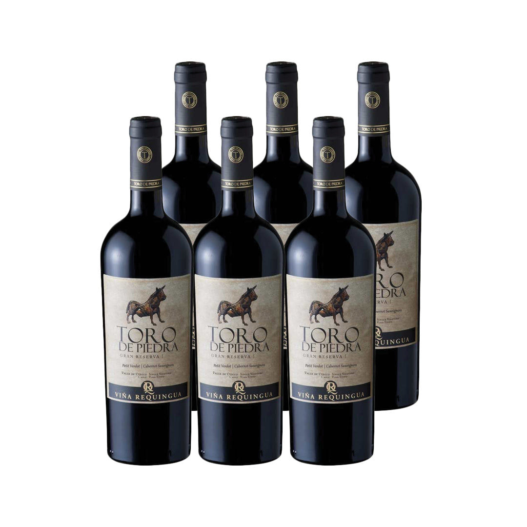 6x Vino Toro de Piedra Gran Reserva Cepas 750cc
