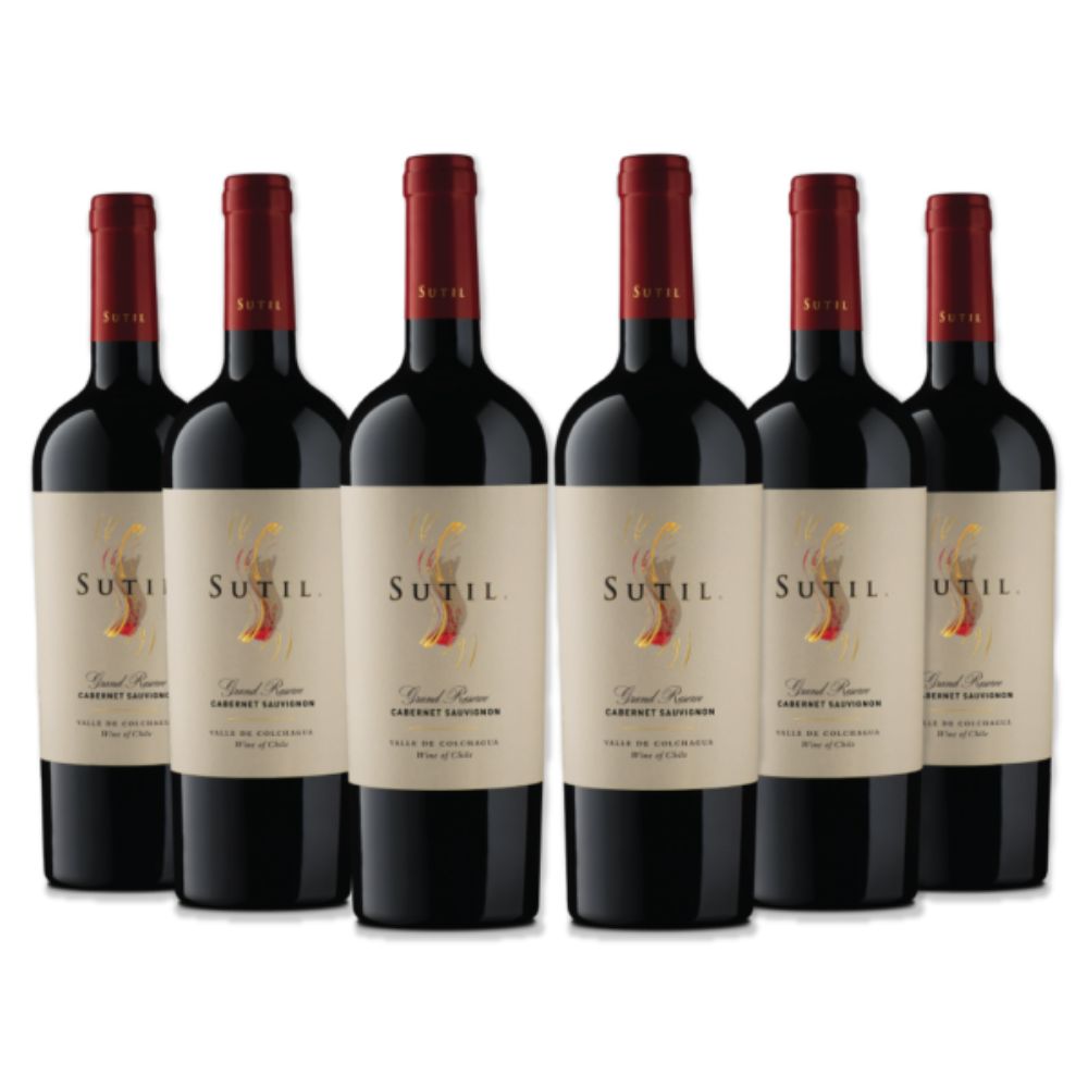 6x Vino Sutil Gran Reserva Cepas 750cc