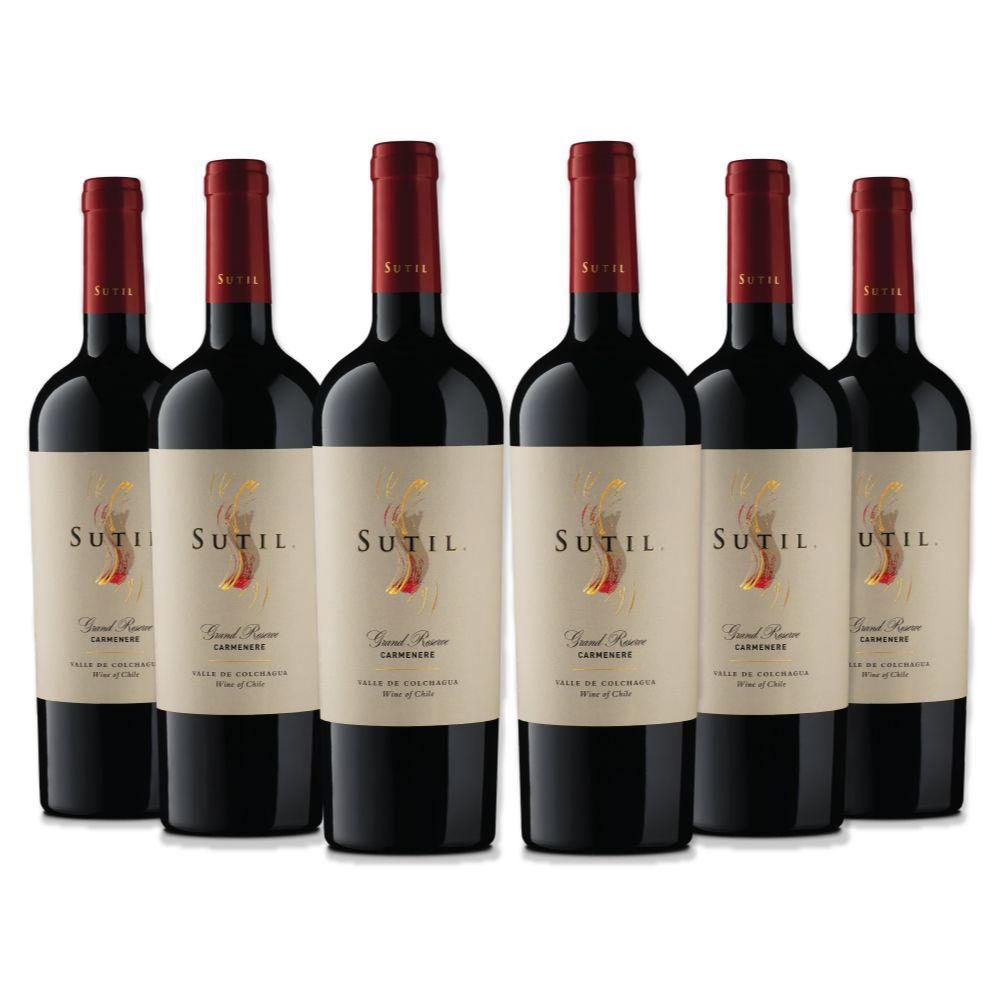 6x Vino Sutil Gran Reserva Cepas 750cc