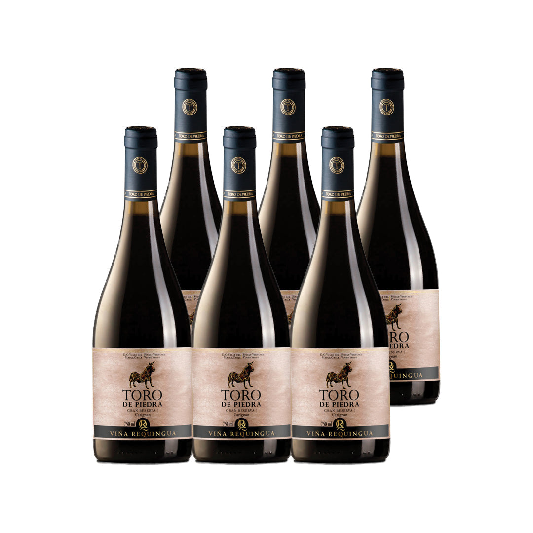 6x Vino Toro de Piedra Gran Reserva Cepas 750cc