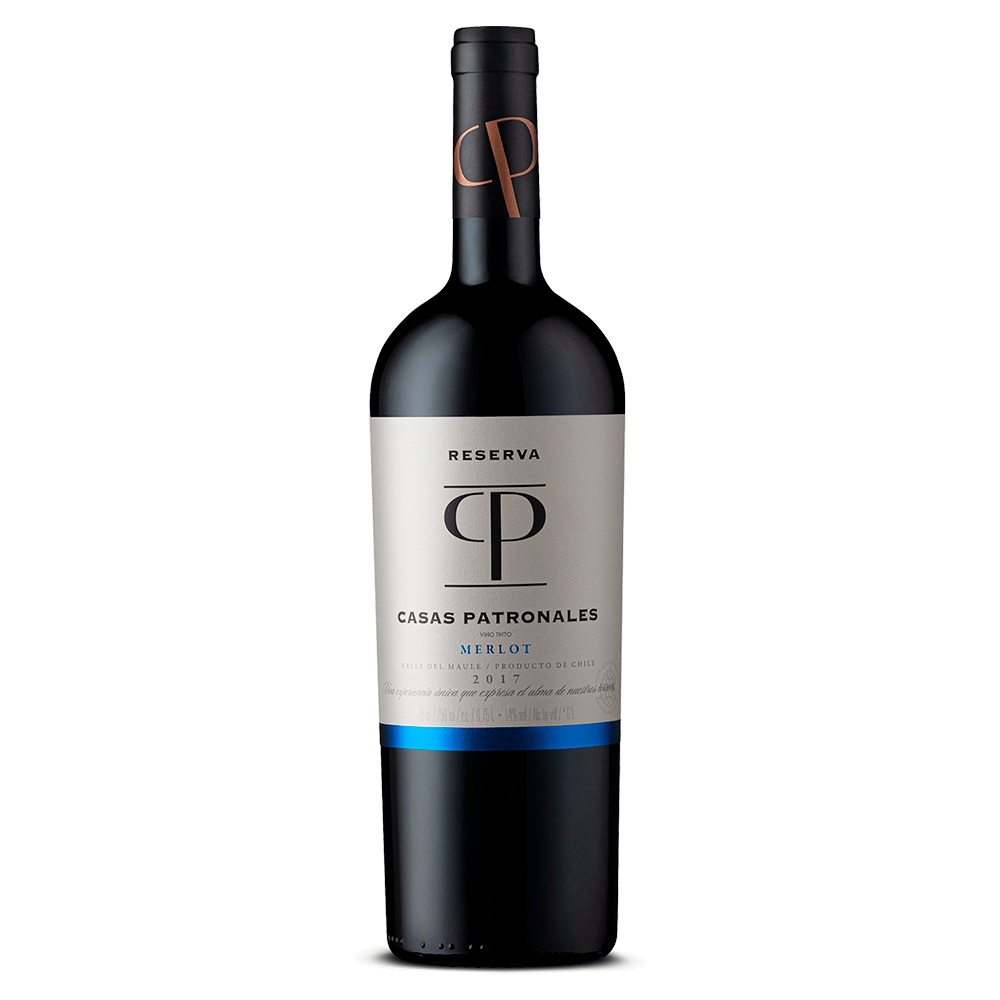 Vino Casas Patronales Reserva Merlot 14° 750cc