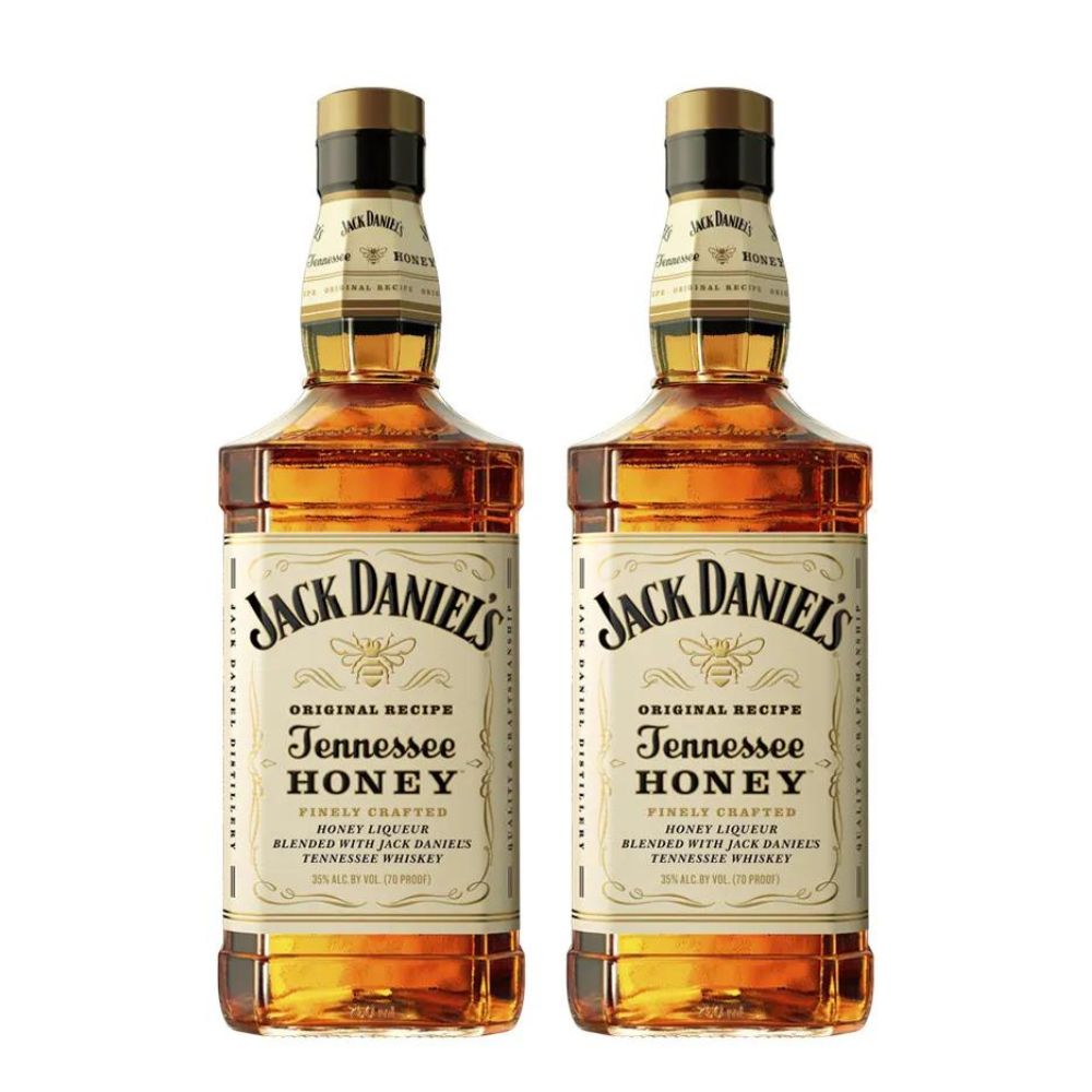 2x Jack Daniels Honey 750cc