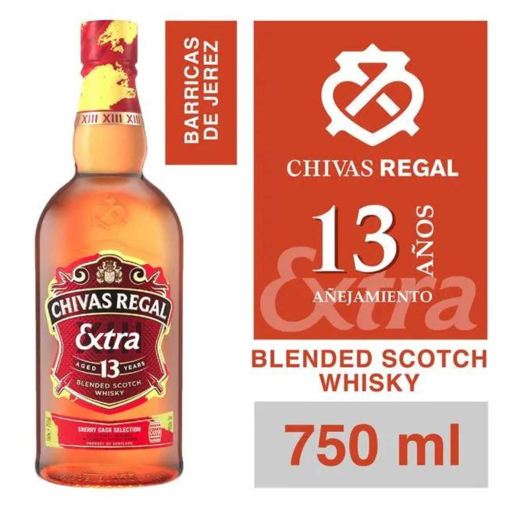 Whisky Chivas Regal Extra 13 Años 40º 750cc