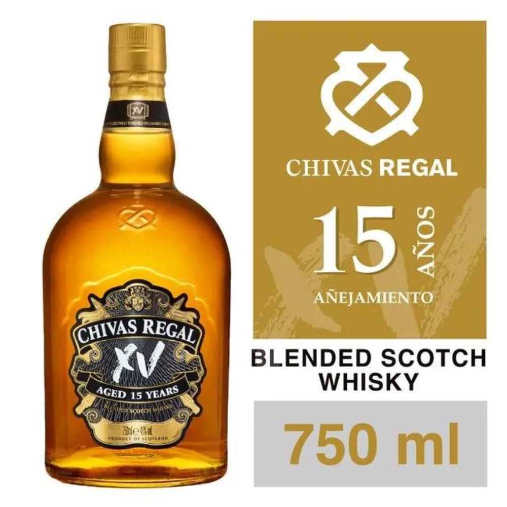 Whisky Chivas Regal 15 años 40° 750cc