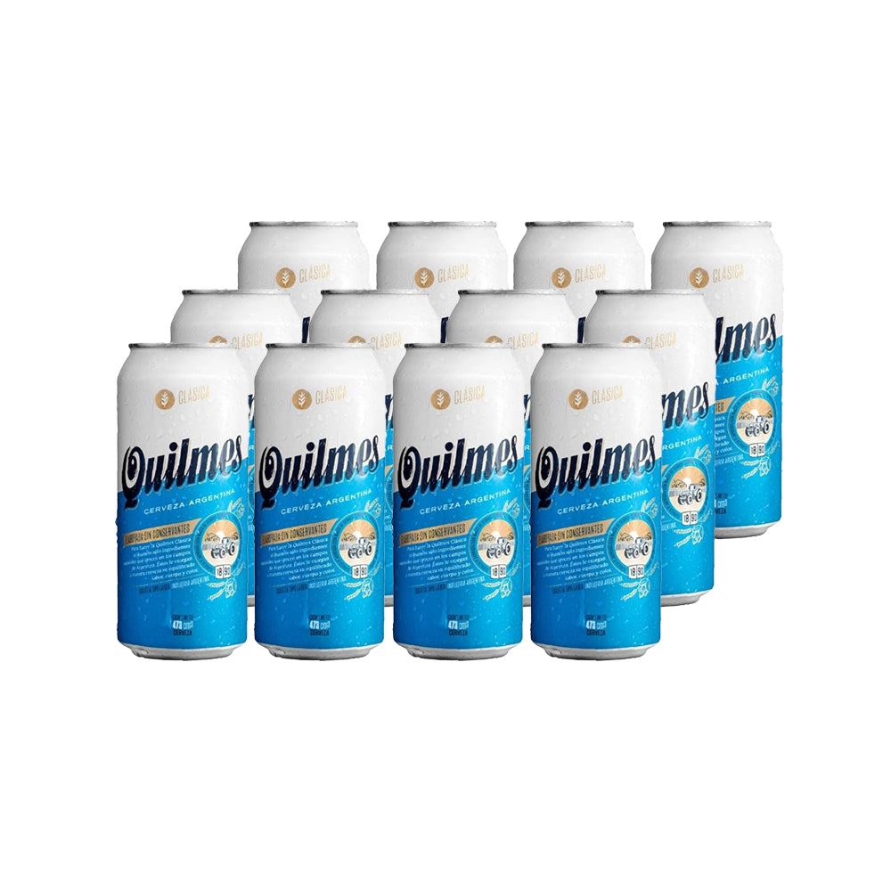 12x Cervezas Quilmes Lata 473cc