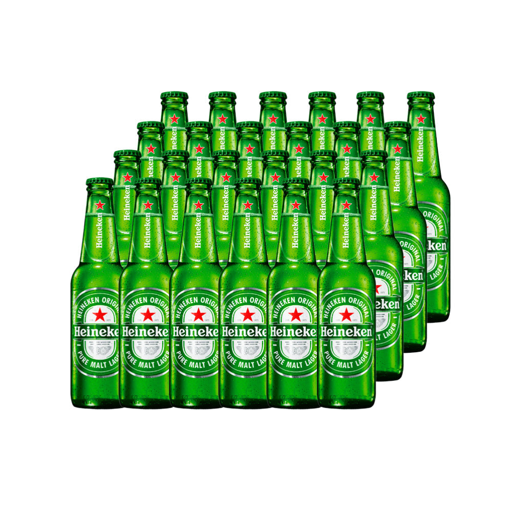 24x Cerveza Heineken Botellín 330cc