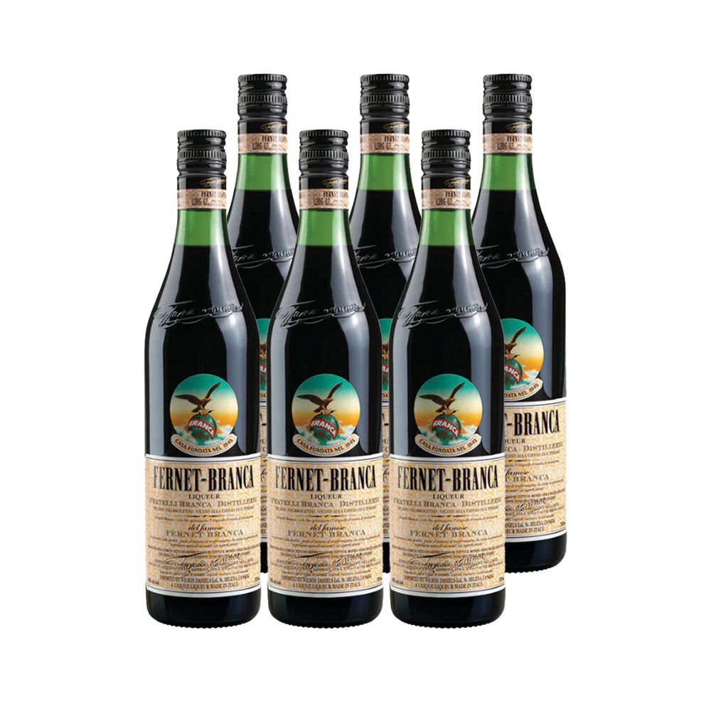 6x Licor Fernet Branca 750cc