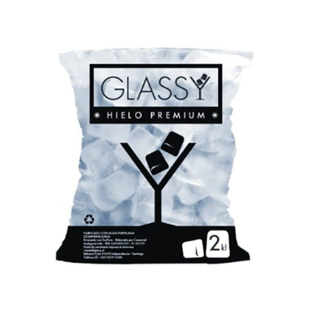 Bolsa 2Kg Cubo Hielo Premium Glossy