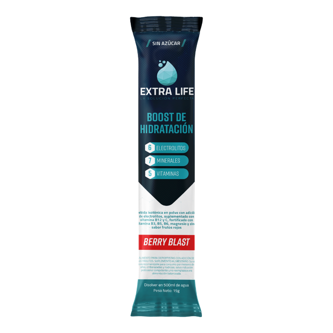 Isotónica Extra Life Berry Blast Sachet Individual