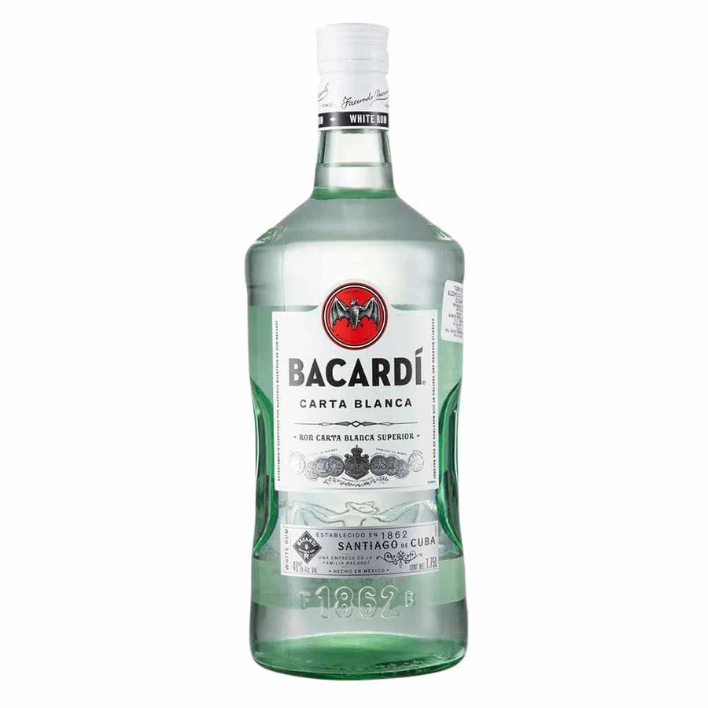 Ron Bacardí Carta Blanca Botellón 1.750cc