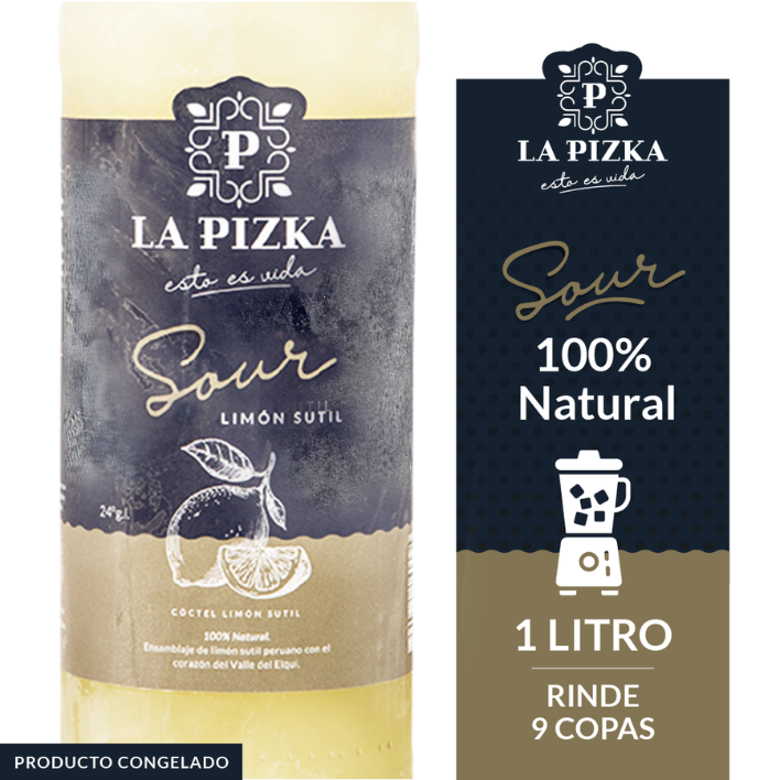 Pisco Sour Limón Sutil La Pizka 1000cc