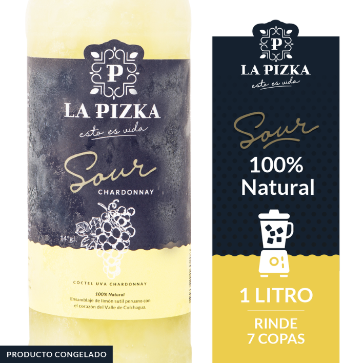 Chardonnay Sour La Pizka 1000 cc