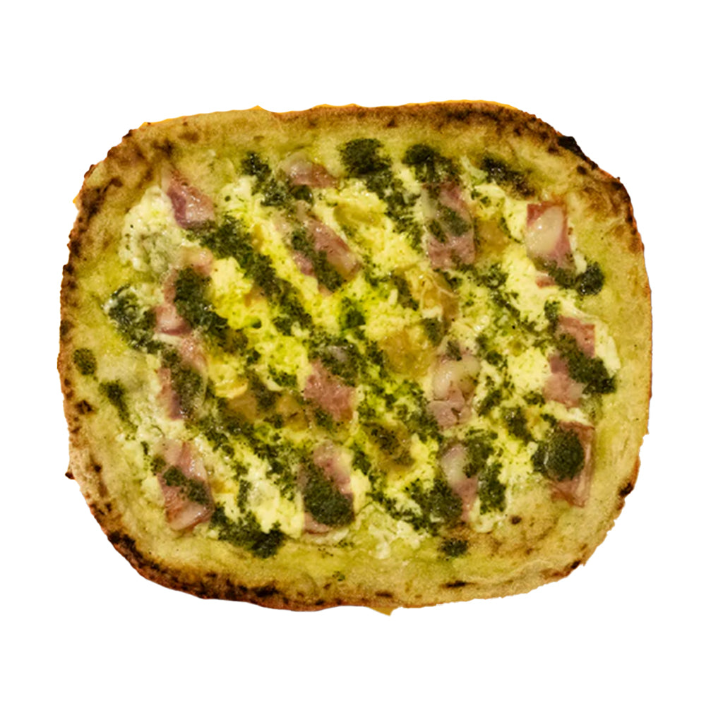 Pizza Congelada Tocino Pesto Maestro Della Pizza 500g