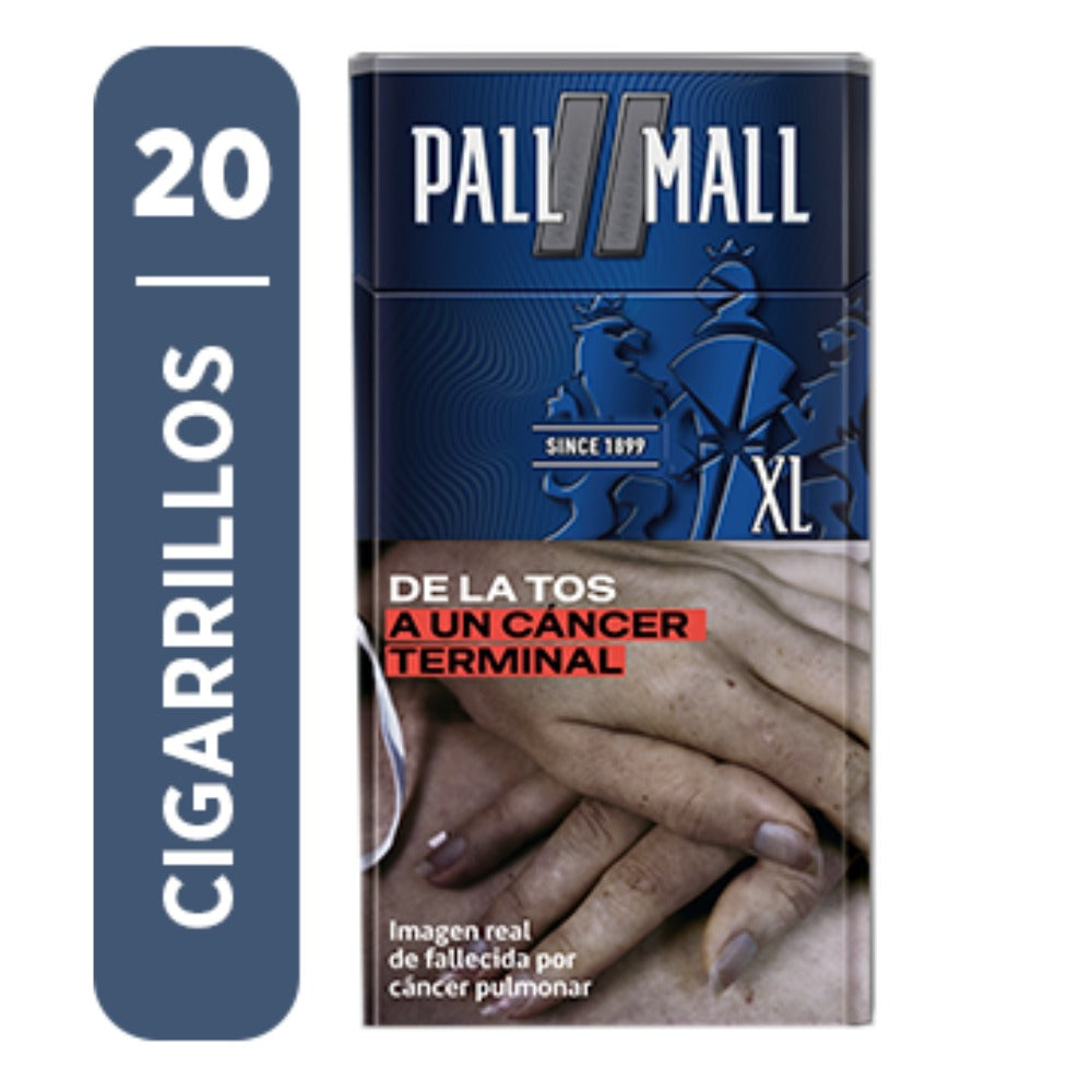 Cigarros Pall Mall Gris XL 20s