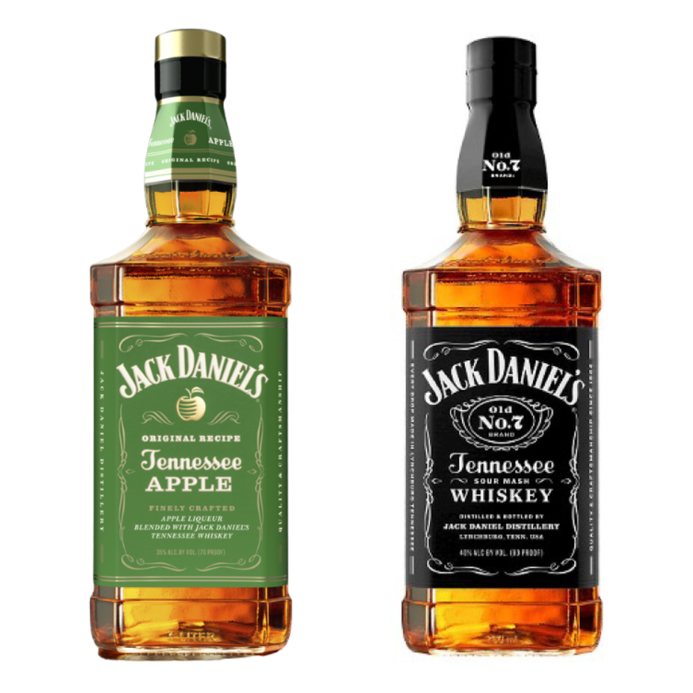Jack Daniels Nº7 750cc + Jack Daniels Apple 750cc