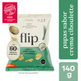 Chips Flip Papas Sabor Crema Ciboulette 140g