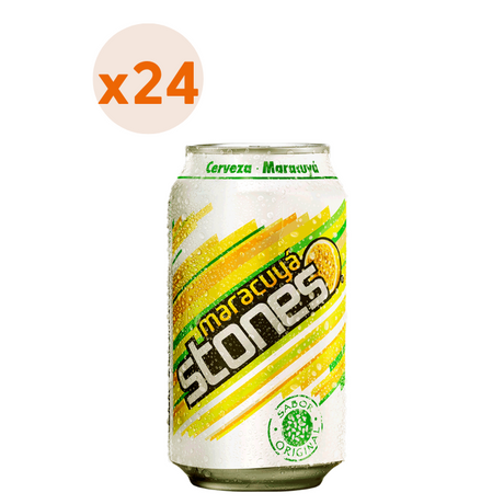 24x Cerveza Stones Maracuyá Lata 350cc