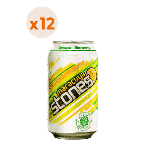 12x Cerveza Stones Maracuyá Lata 350cc