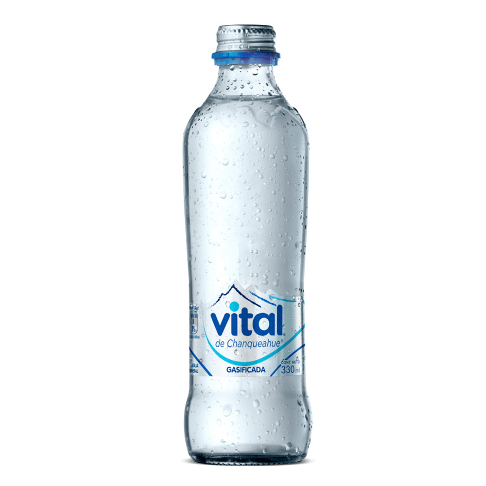 Agua Vital Con Gas Vidrio 330cc