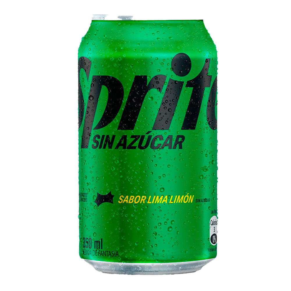 Bebida Sprite Zero Lata 350cc