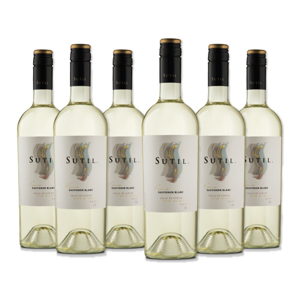 6x Vino Sutil Reserva Cepas 750cc
