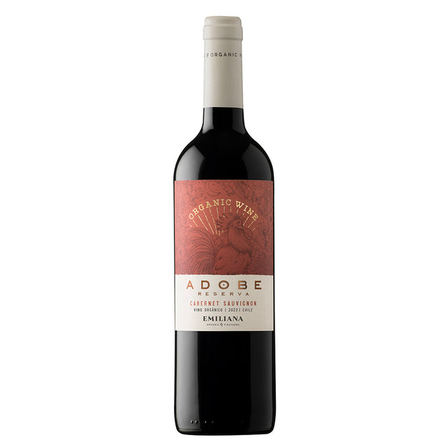 Vino Orgánico Adobe Reserva Cabernet Sauvignon 13.5° 750cc