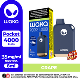 Vaper Waka Pocket Grape 4000 Puff-3.5%