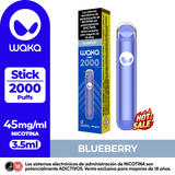 Vaper Waka Stick Blueberry 2000 Puff-4.5%