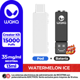 Vaper Waka Creator Kit Watermelon Ice 15000 Puff- 3.5%