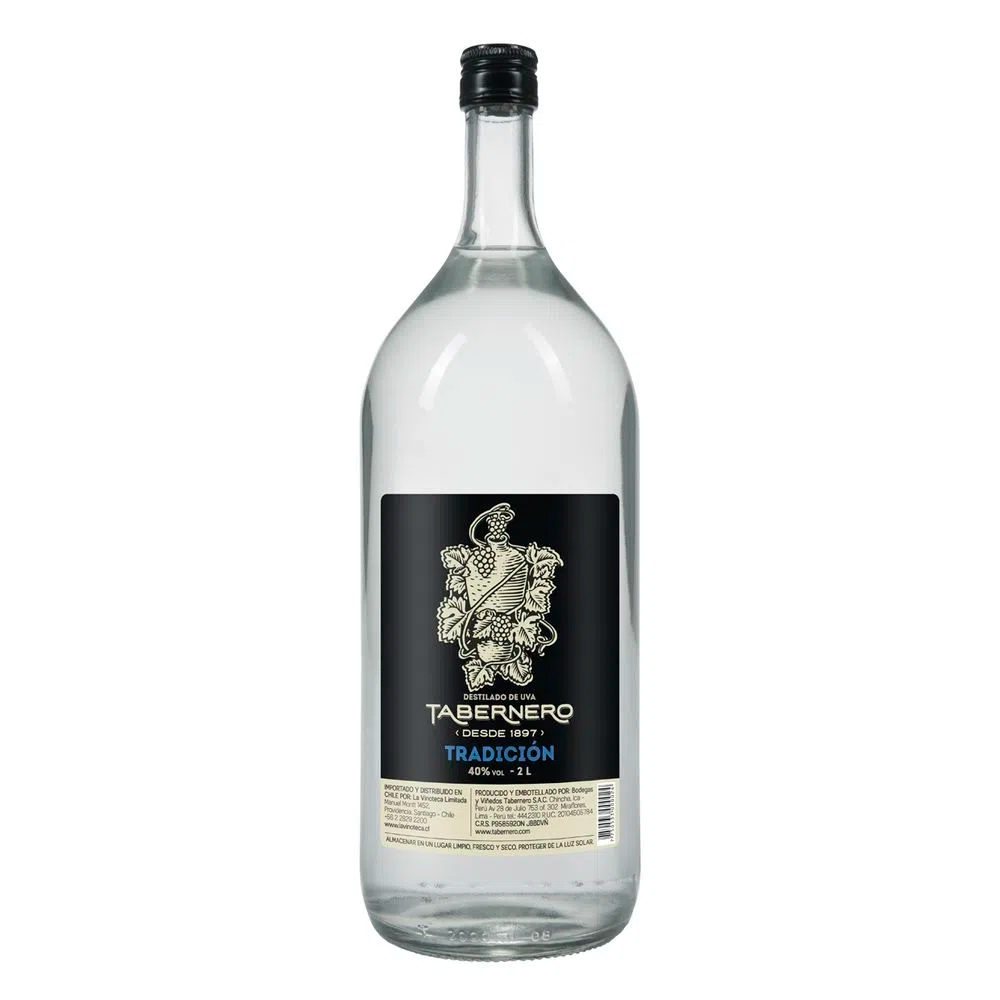 Aguardiente Peruano Tabernero Tradicional 40° 2000cc