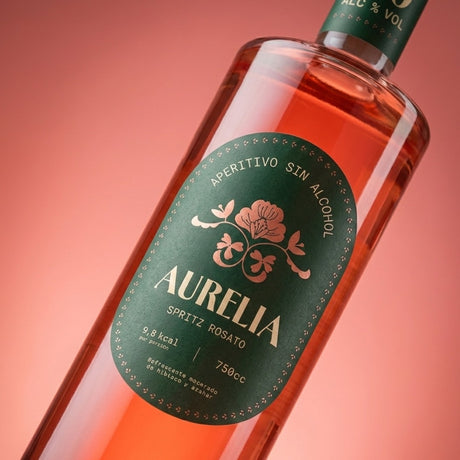 Aperitivo Sin Alcohol Aurelia Spritz Rosato 750cc