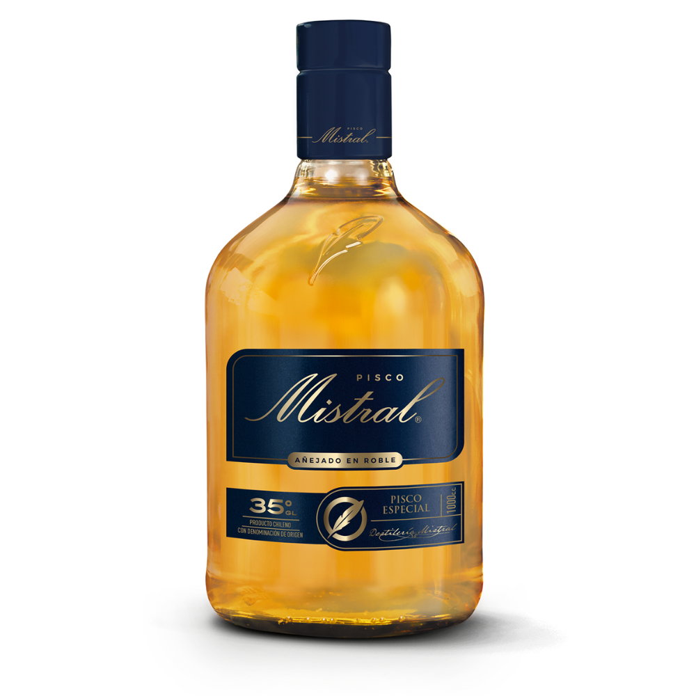 Pisco Mistral Añejado En Roble 35º 1000cc