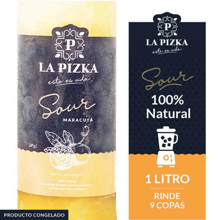 Pisco Sour Maracuyá La Pizka 1000cc
