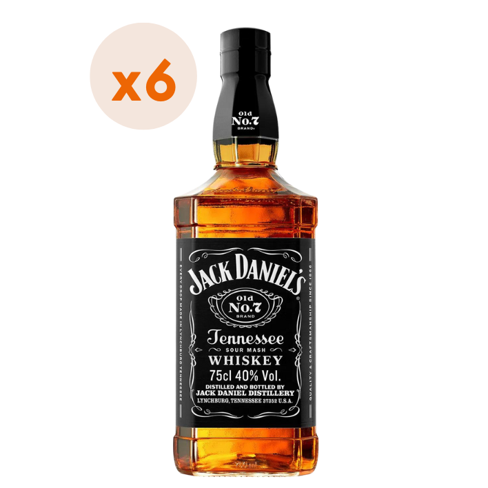 6x Whiskey Jack Daniel's Variedades 750cc
