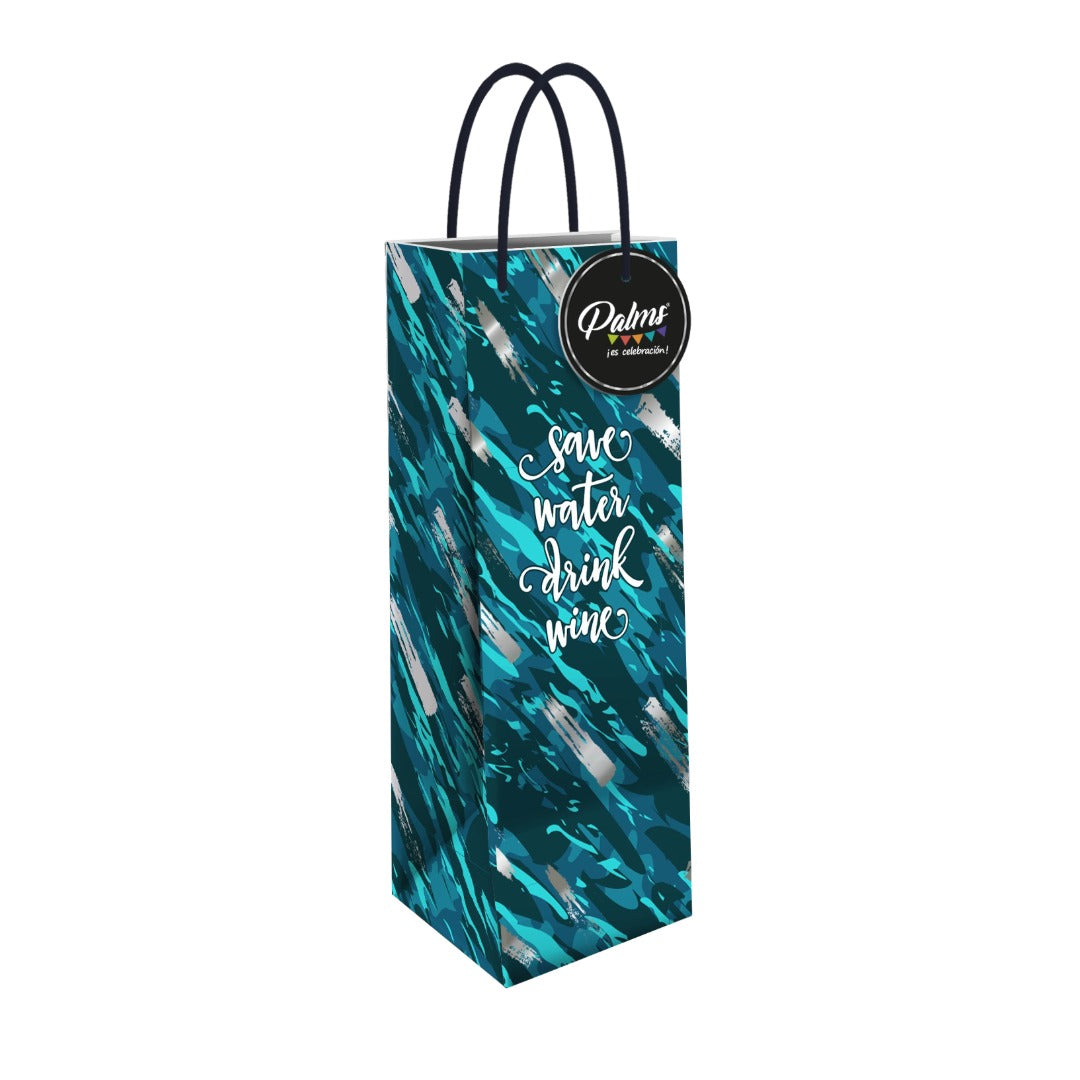Bolsa Regalo Tamaño Botella Diseño Aleatorio Argos