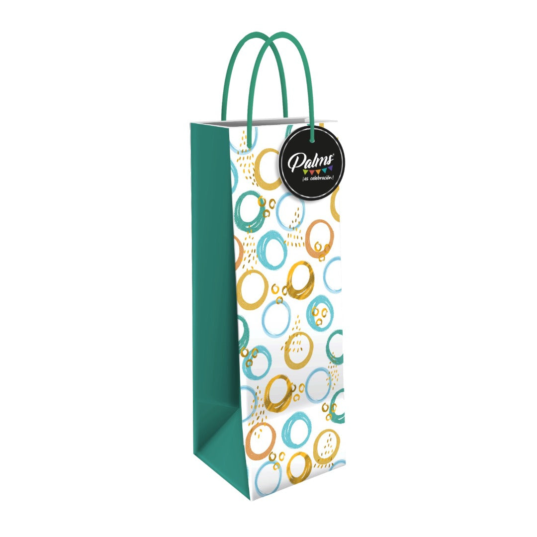 Bolsa Regalo Tamaño Botella VC Diseño Aleatorio Argos