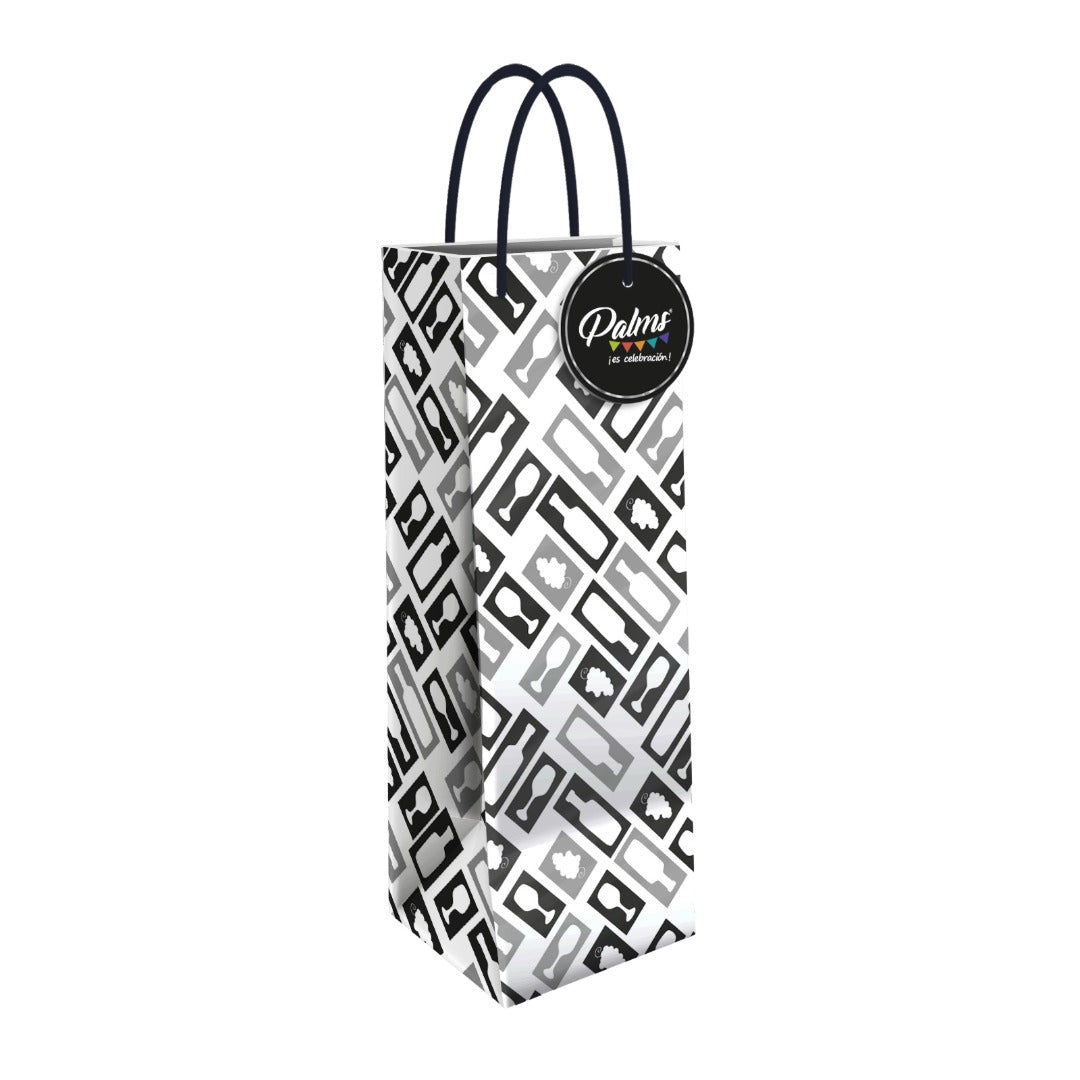 Bolsa Regalo Tamaño Botella VC Diseño Aleatorio Argos