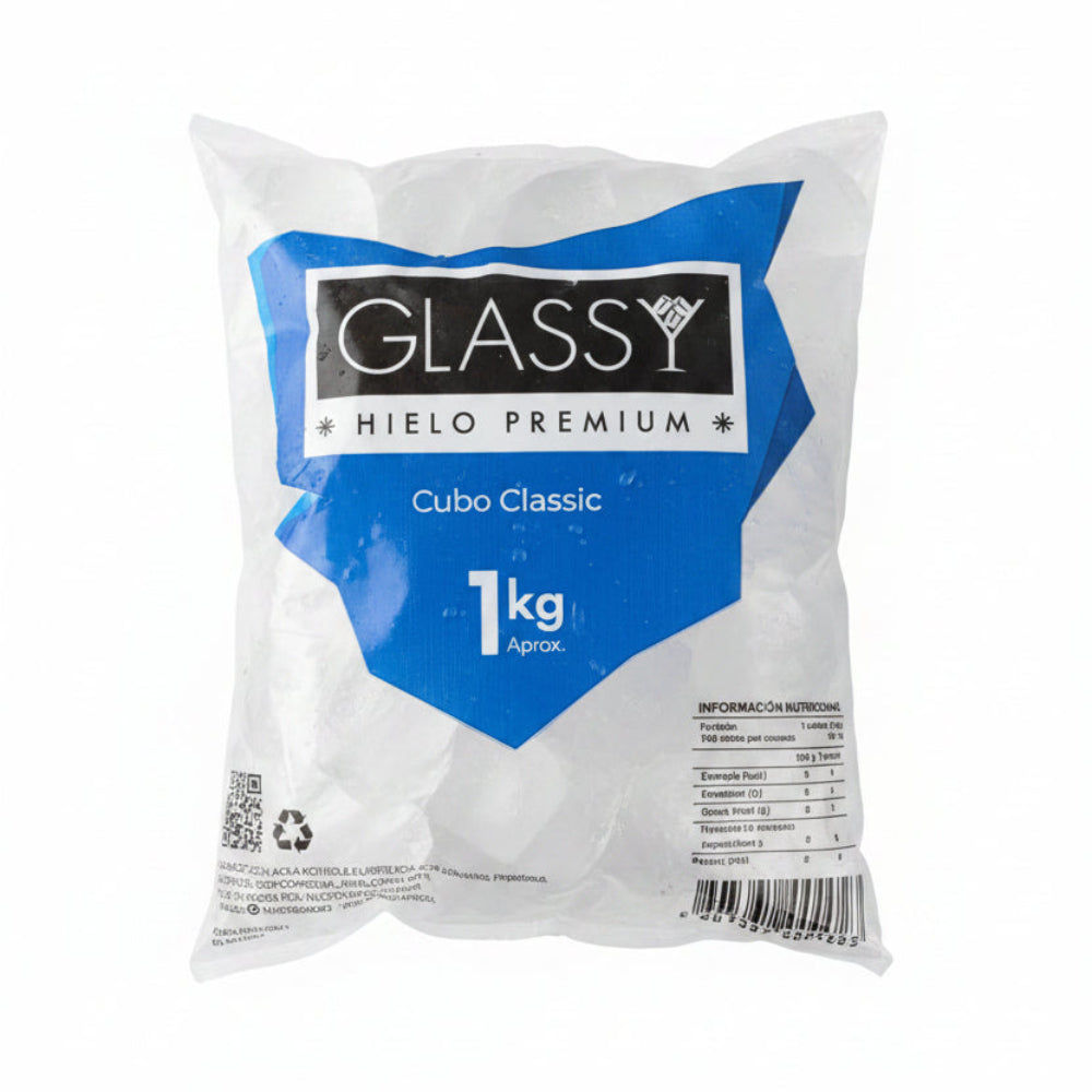 Bolsa 1Kg Cubo Hielo Classic Glossy