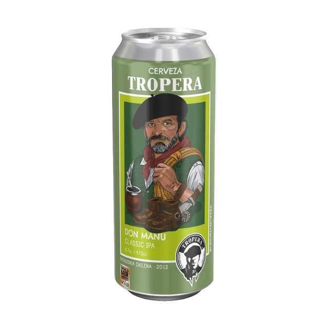 Cerveza Tropera Don Manu Classic IPA 5.7° 473cc