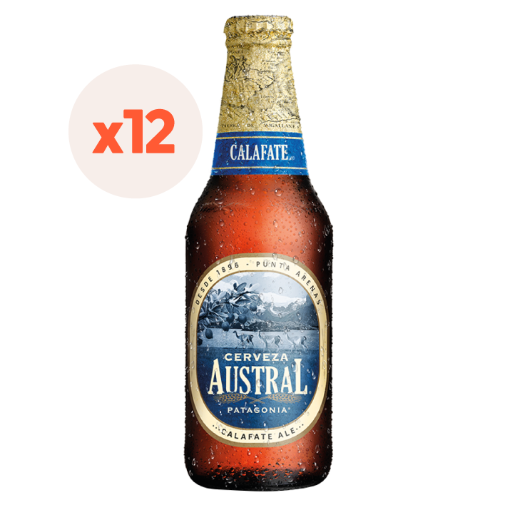 12 x Cerveza Austral Calafate Botella 330cc