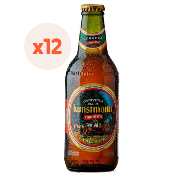 12 x Cerveza Kunstmann Torobayo botella 330cc