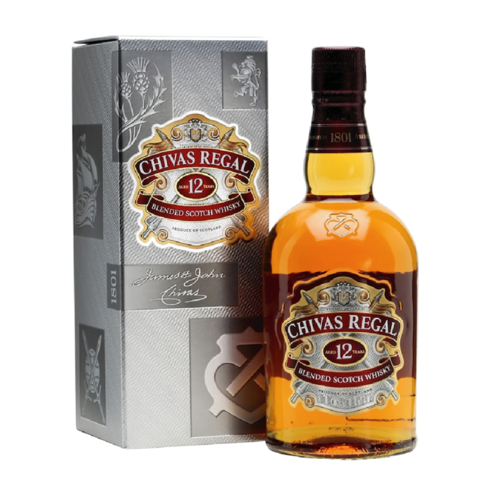 Whisky Chivas regal 12 años 40° botella 750cc